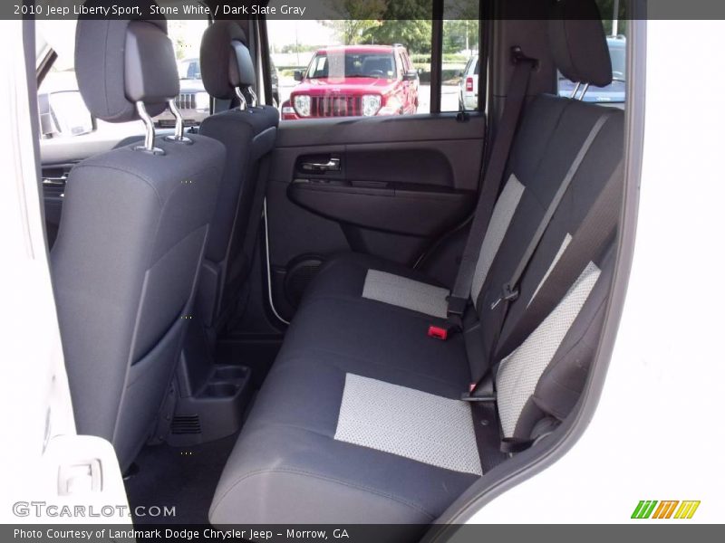 Stone White / Dark Slate Gray 2010 Jeep Liberty Sport