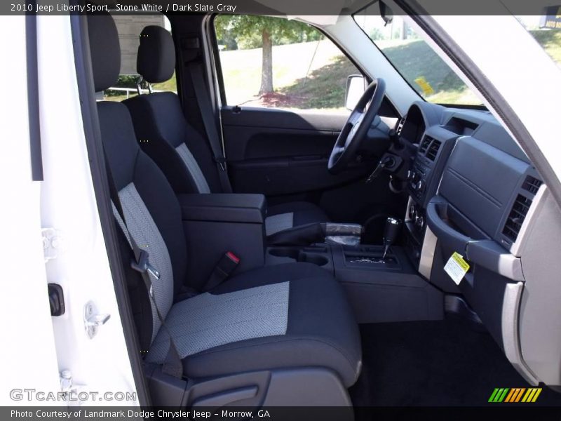 Stone White / Dark Slate Gray 2010 Jeep Liberty Sport
