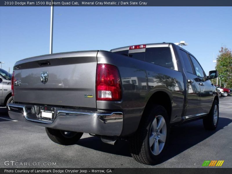 Mineral Gray Metallic / Dark Slate Gray 2010 Dodge Ram 1500 Big Horn Quad Cab