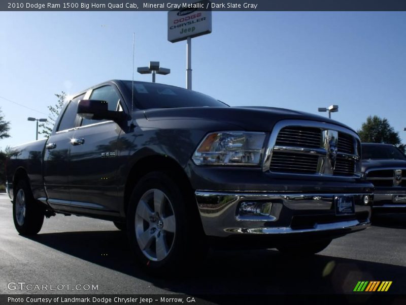 Mineral Gray Metallic / Dark Slate Gray 2010 Dodge Ram 1500 Big Horn Quad Cab