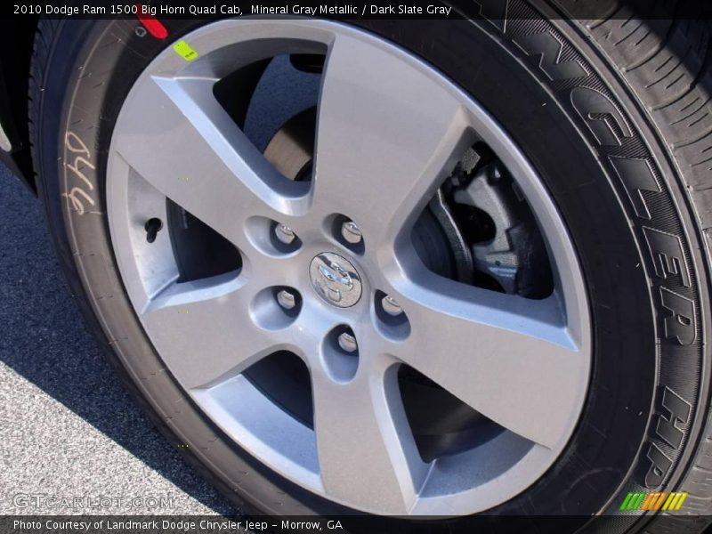 Mineral Gray Metallic / Dark Slate Gray 2010 Dodge Ram 1500 Big Horn Quad Cab