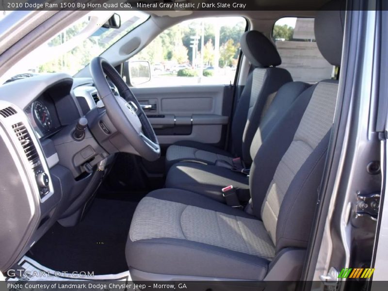 Mineral Gray Metallic / Dark Slate Gray 2010 Dodge Ram 1500 Big Horn Quad Cab