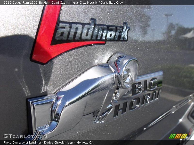 Mineral Gray Metallic / Dark Slate Gray 2010 Dodge Ram 1500 Big Horn Quad Cab