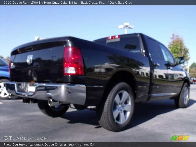 Brilliant Black Crystal Pearl / Dark Slate Gray 2010 Dodge Ram 1500 Big Horn Quad Cab