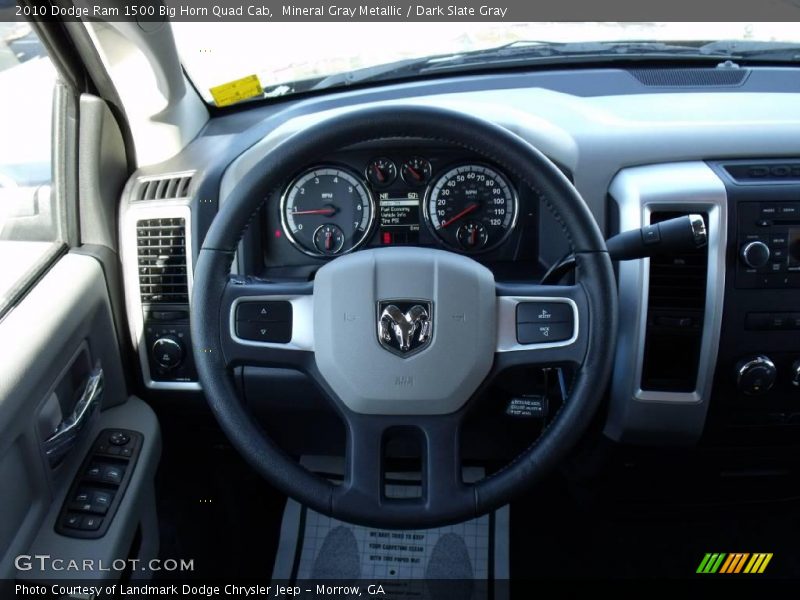 Mineral Gray Metallic / Dark Slate Gray 2010 Dodge Ram 1500 Big Horn Quad Cab