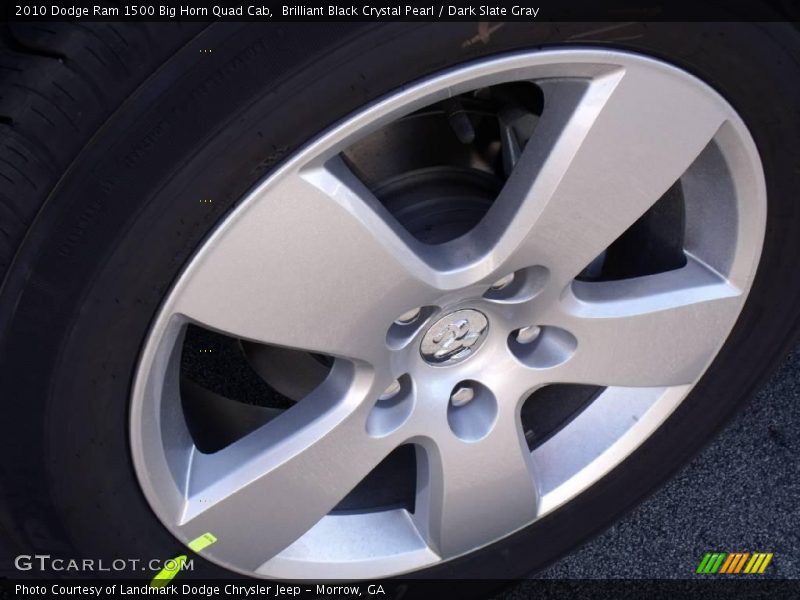 Brilliant Black Crystal Pearl / Dark Slate Gray 2010 Dodge Ram 1500 Big Horn Quad Cab