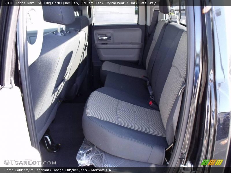 Brilliant Black Crystal Pearl / Dark Slate Gray 2010 Dodge Ram 1500 Big Horn Quad Cab
