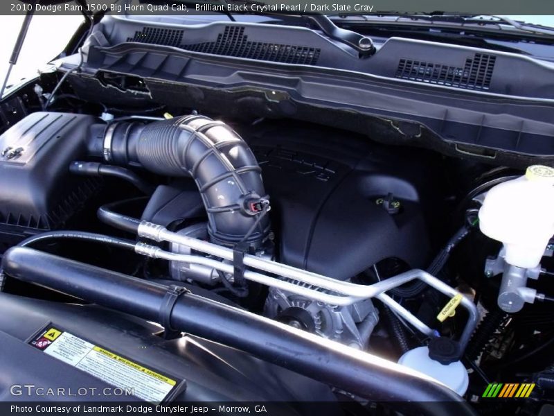 Brilliant Black Crystal Pearl / Dark Slate Gray 2010 Dodge Ram 1500 Big Horn Quad Cab