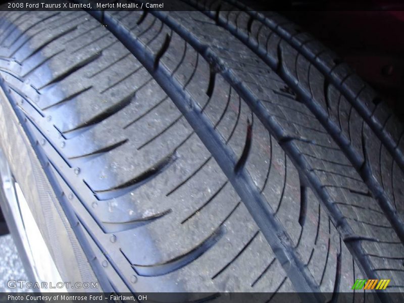 Merlot Metallic / Camel 2008 Ford Taurus X Limited