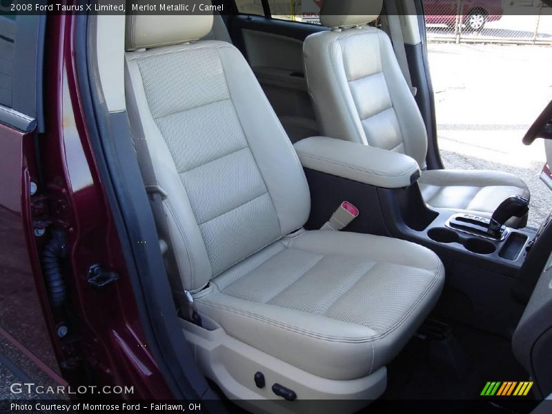 Merlot Metallic / Camel 2008 Ford Taurus X Limited