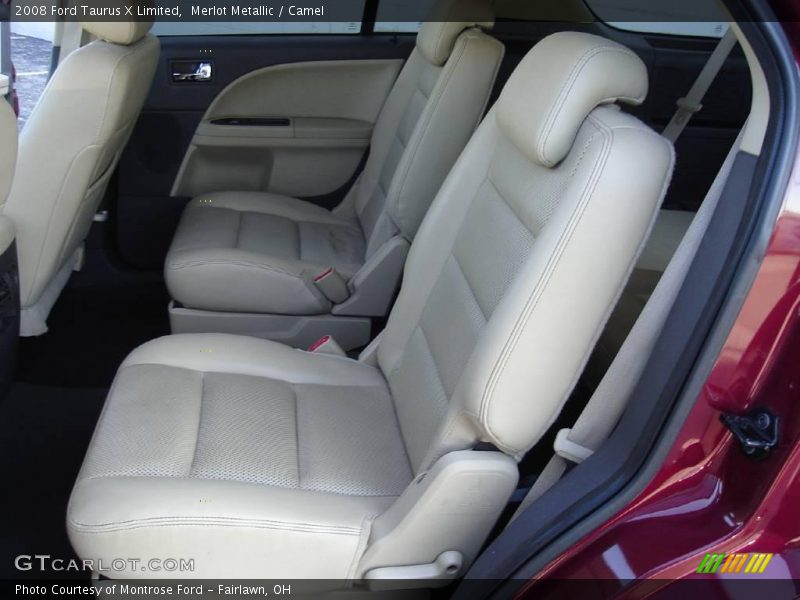 Merlot Metallic / Camel 2008 Ford Taurus X Limited