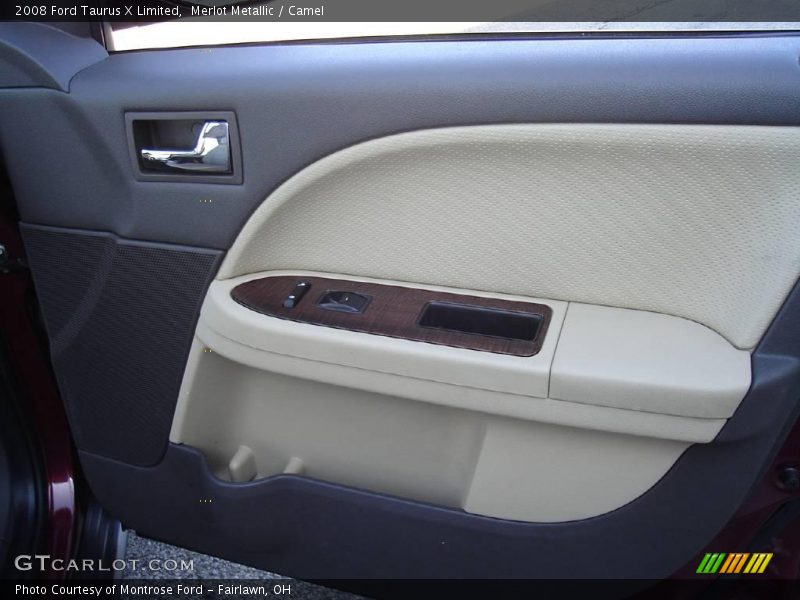 Merlot Metallic / Camel 2008 Ford Taurus X Limited