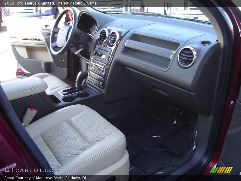 Merlot Metallic / Camel 2008 Ford Taurus X Limited