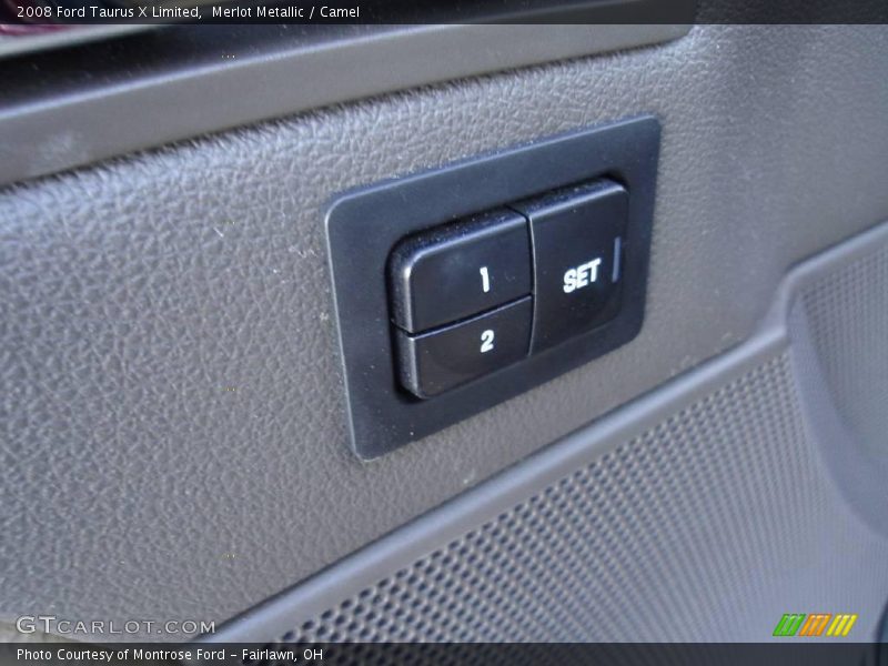 Merlot Metallic / Camel 2008 Ford Taurus X Limited