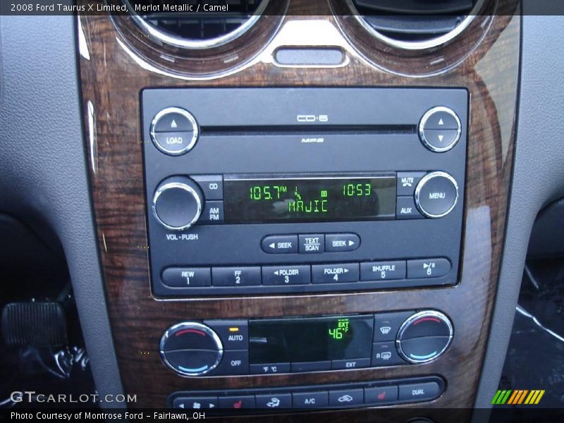 Merlot Metallic / Camel 2008 Ford Taurus X Limited