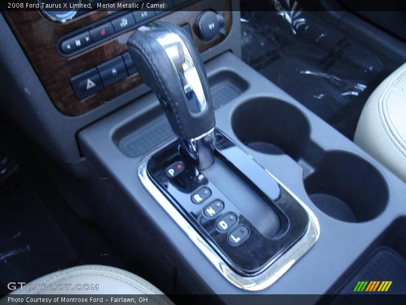 Merlot Metallic / Camel 2008 Ford Taurus X Limited