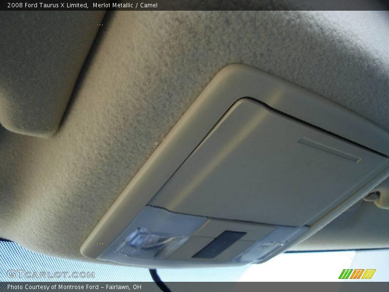 Merlot Metallic / Camel 2008 Ford Taurus X Limited