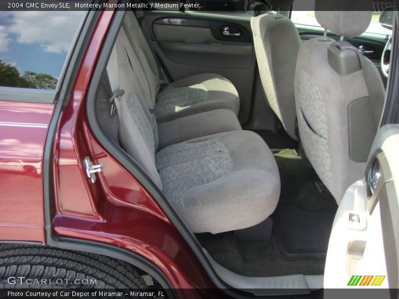 Monterey Maroon Metallic / Medium Pewter 2004 GMC Envoy SLE