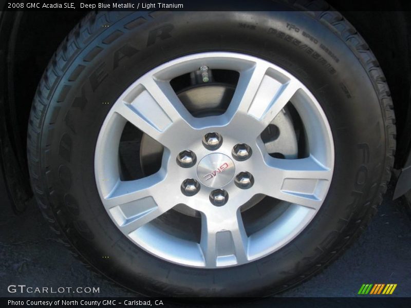 Deep Blue Metallic / Light Titanium 2008 GMC Acadia SLE