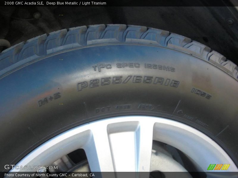 Deep Blue Metallic / Light Titanium 2008 GMC Acadia SLE