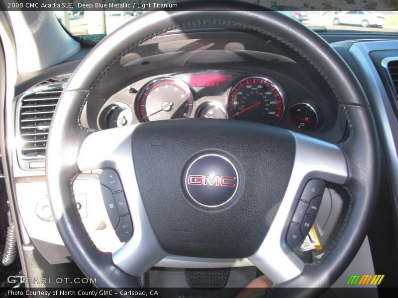 Deep Blue Metallic / Light Titanium 2008 GMC Acadia SLE
