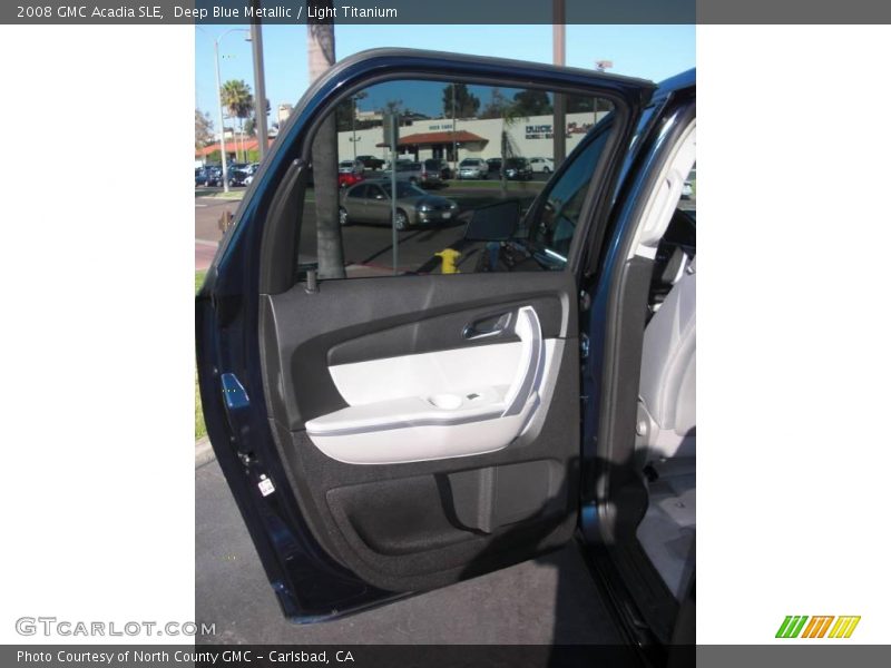 Deep Blue Metallic / Light Titanium 2008 GMC Acadia SLE