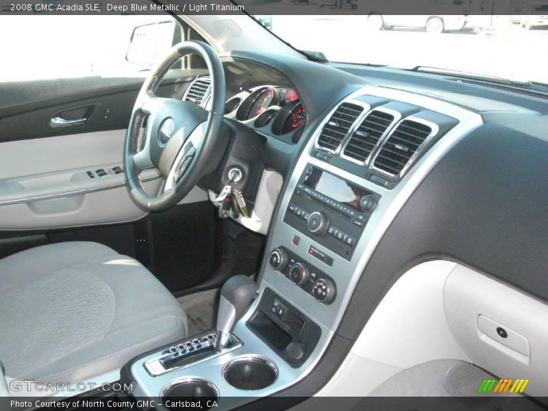 Deep Blue Metallic / Light Titanium 2008 GMC Acadia SLE