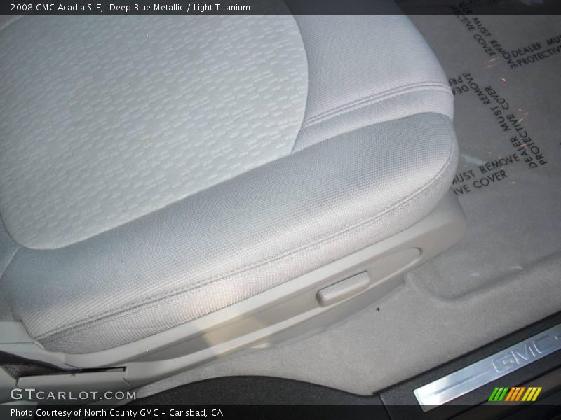 Deep Blue Metallic / Light Titanium 2008 GMC Acadia SLE