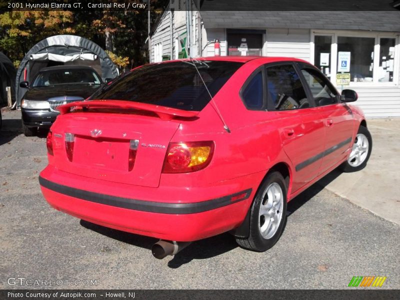 Cardinal Red / Gray 2001 Hyundai Elantra GT