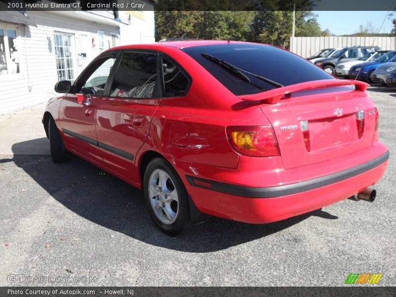 Cardinal Red / Gray 2001 Hyundai Elantra GT