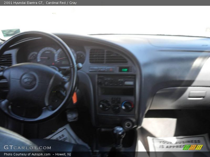 Cardinal Red / Gray 2001 Hyundai Elantra GT