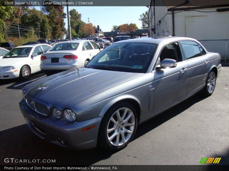 Lunar Grey Metallic / Charcoal 2008 Jaguar XJ XJ8 L