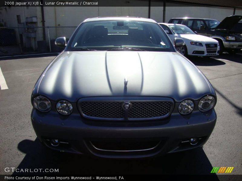Lunar Grey Metallic / Charcoal 2008 Jaguar XJ XJ8 L
