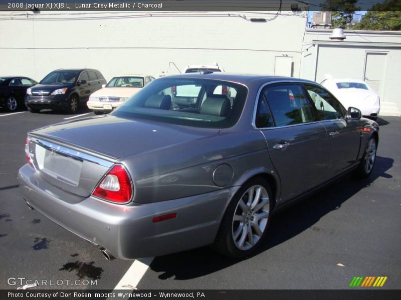 Lunar Grey Metallic / Charcoal 2008 Jaguar XJ XJ8 L