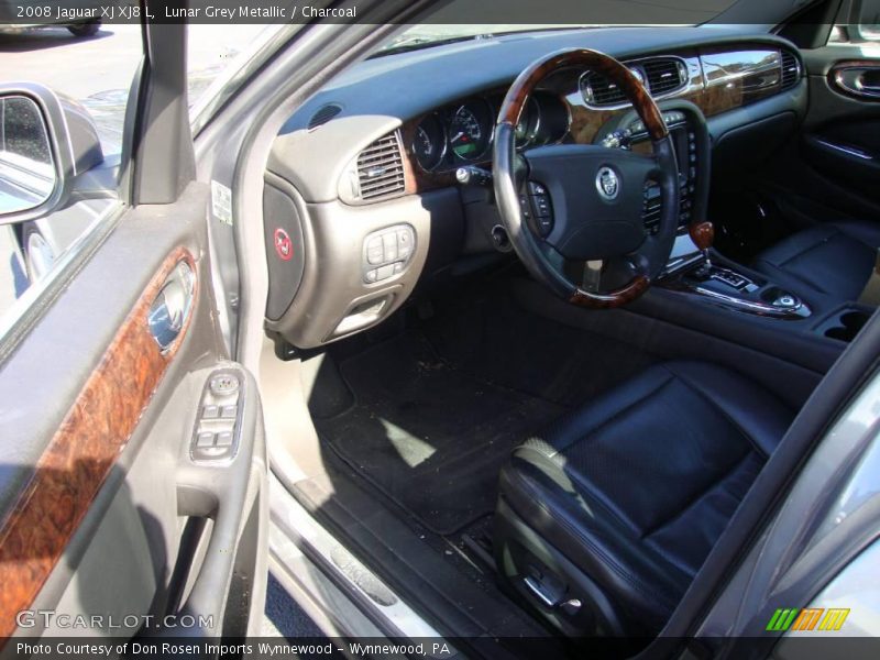 Lunar Grey Metallic / Charcoal 2008 Jaguar XJ XJ8 L