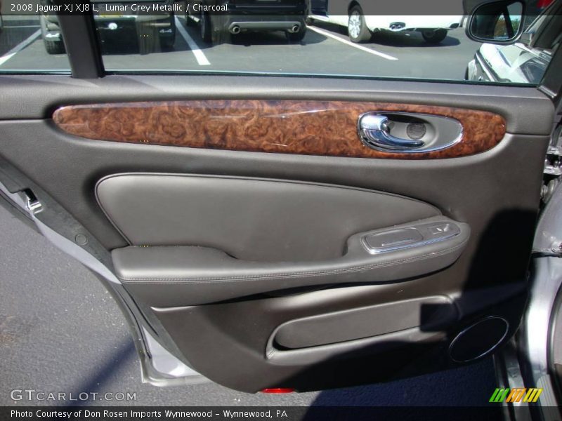 Lunar Grey Metallic / Charcoal 2008 Jaguar XJ XJ8 L