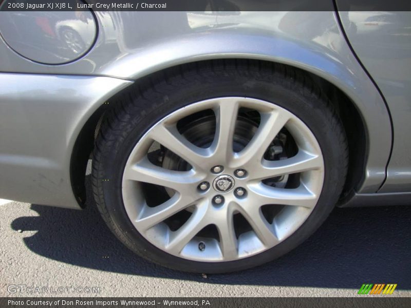 Lunar Grey Metallic / Charcoal 2008 Jaguar XJ XJ8 L