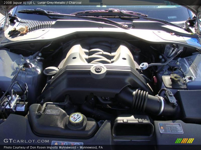 Lunar Grey Metallic / Charcoal 2008 Jaguar XJ XJ8 L