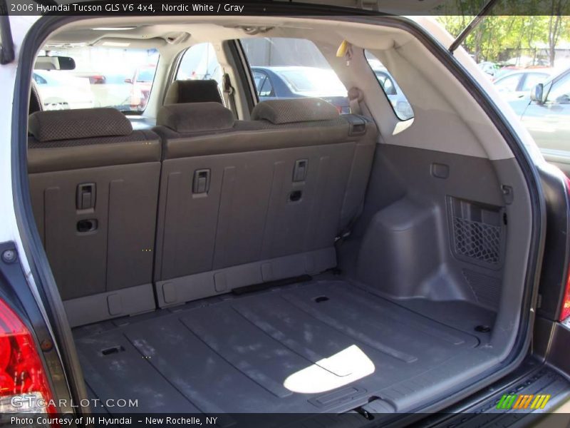 Nordic White / Gray 2006 Hyundai Tucson GLS V6 4x4