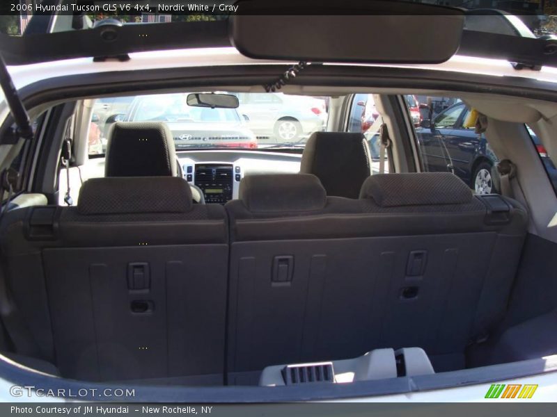 Nordic White / Gray 2006 Hyundai Tucson GLS V6 4x4