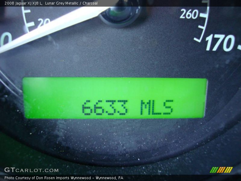 Lunar Grey Metallic / Charcoal 2008 Jaguar XJ XJ8 L