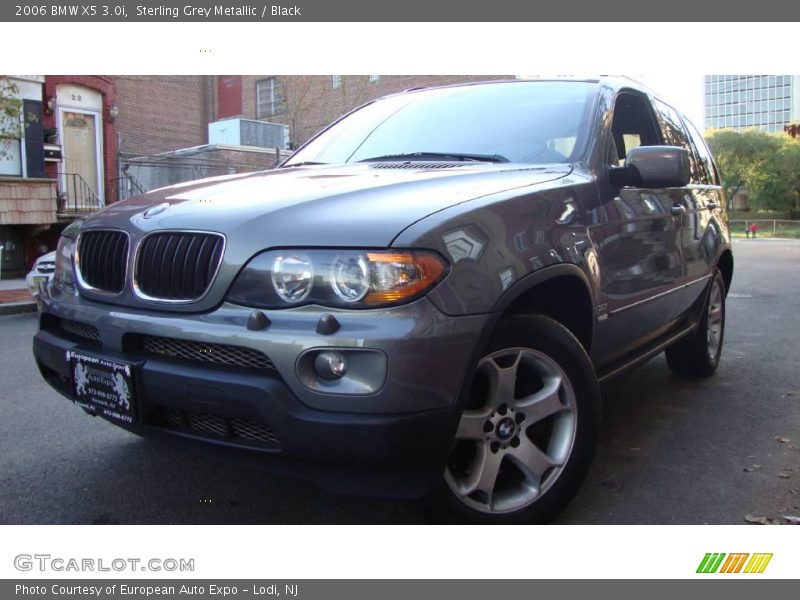 Sterling Grey Metallic / Black 2006 BMW X5 3.0i