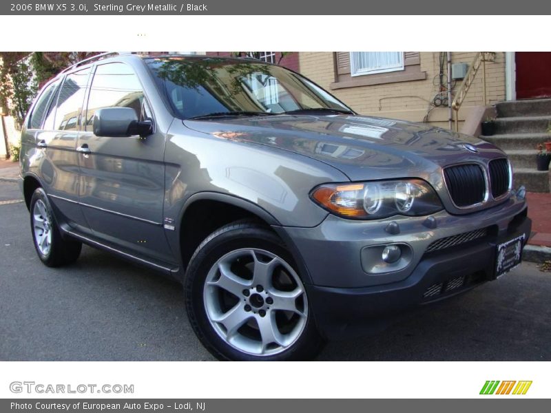 Sterling Grey Metallic / Black 2006 BMW X5 3.0i