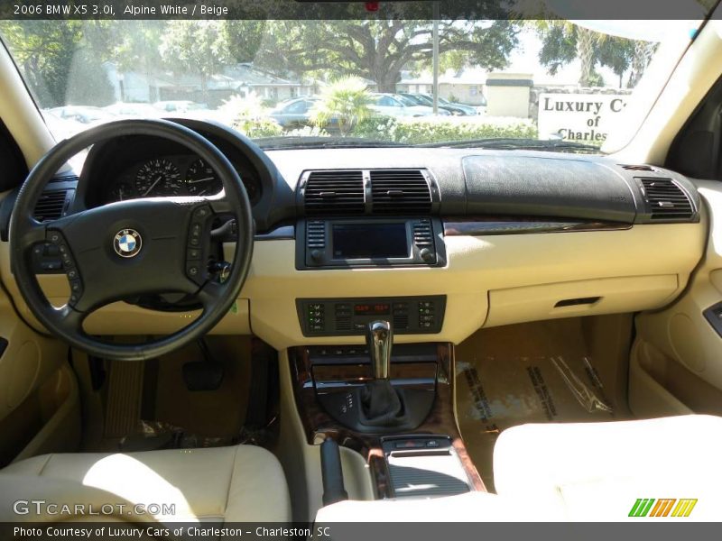 Alpine White / Beige 2006 BMW X5 3.0i