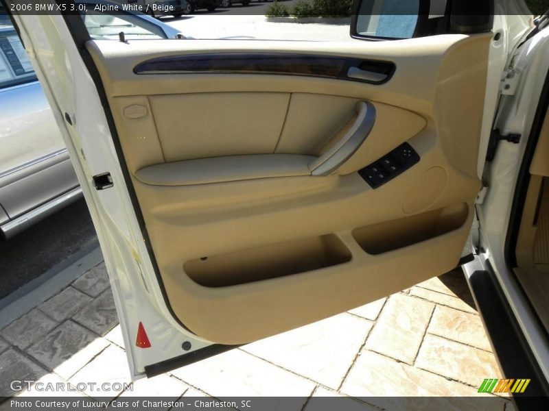 Alpine White / Beige 2006 BMW X5 3.0i