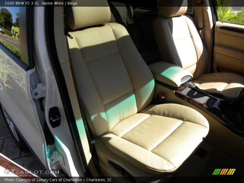 Alpine White / Beige 2006 BMW X5 3.0i