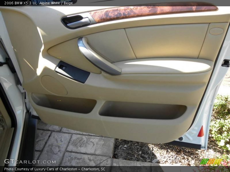 Alpine White / Beige 2006 BMW X5 3.0i