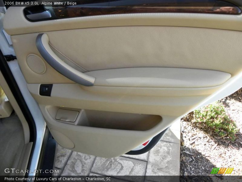 Alpine White / Beige 2006 BMW X5 3.0i