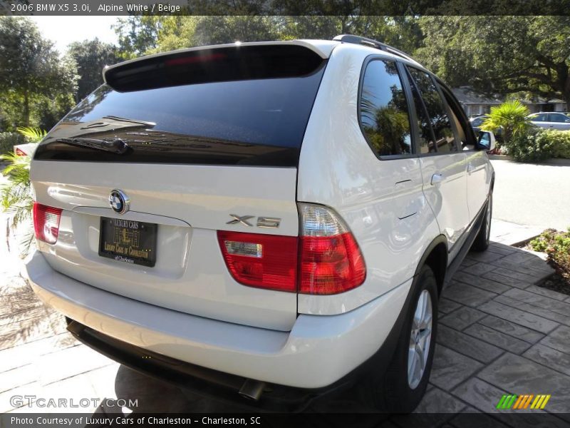 Alpine White / Beige 2006 BMW X5 3.0i