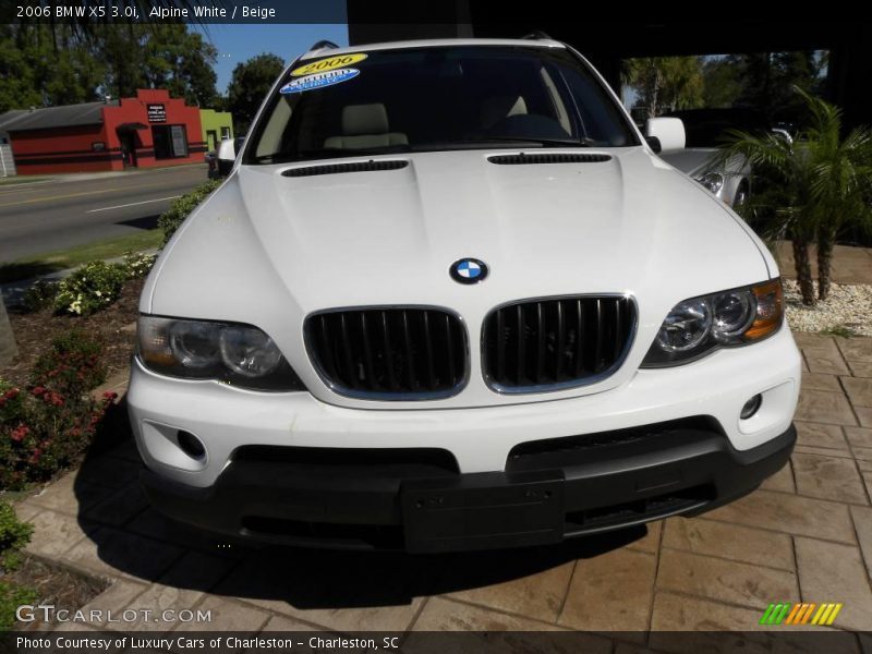 Alpine White / Beige 2006 BMW X5 3.0i